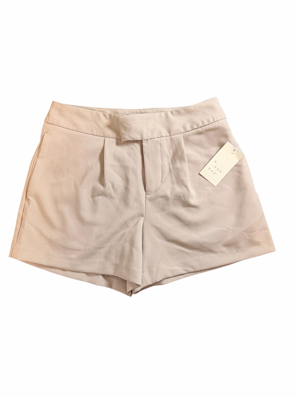 a new day - High-Rise Tailored Shorts - beige - size 6